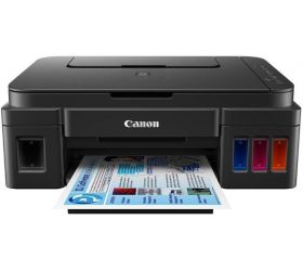Canon PIXMA G3000 Multi-function WiFi Color Printer Color Page Cost: 0.21 Rs. | Black Page Cost: 0.08 Rs. Black, Ink Tank image